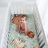 100% (52 28 inches) Rookie Humans Cotton Sateen Fitted Crib Sheet: Enchanted Meadow. Modern Nursery, Use as a Photo