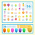 36pcs Easter Mochi Squishy Toys | Prefilled Eggs with Mini Squishy Toys | Easter Shapes | Basket Fillers, Party Favors