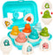 Dinosaur Matching Eggs Toys for Toddlers, Sensory Fun Educational Learning Puzzle Games for 1-3 Years Old Boys Girls