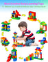 Large Building Blocks Set, 94 Pcs Classic STEM Toy Bricks for Kids Early Learning
