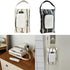 JUNNOTI Travel Friendly Wet Wipe Storage Case Quilted Sturdy Cotton Storage Bag With Fashionable Stripe And Bowknot