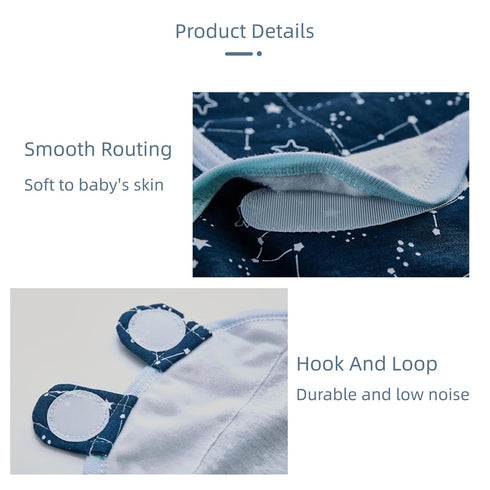 Set 3 Pack, Small(0-3 insular Baby Swaddle Wrap, Swaddle Blanket for Newborn and Infant, Adjustable Swaddling for Boy