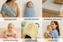 SUNSHINE & SNUGGLES 100% 2- Pack Soft Cotton Swaddles for Newborns, - Large, Breathable Baby Blanket - Versatile