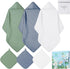Soft Hooded Baby Towels for Newborn Babies 6 Pack 100% Cotton Muslin