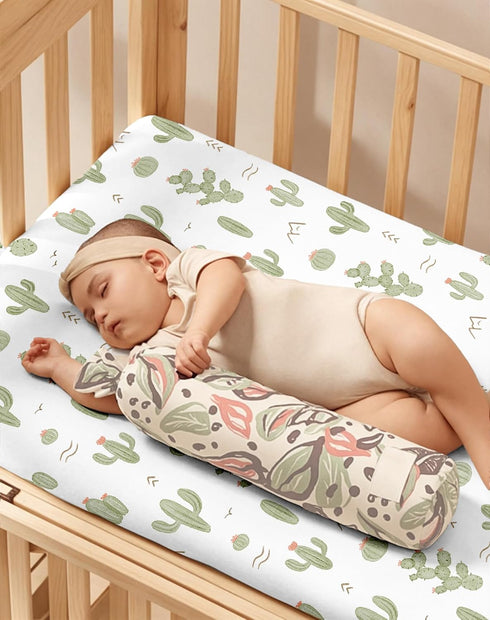 2 Pack 28" 52", Cozy) Crib Sheets for Boys and Girls, Fitted Baby Sheets for Standard Toddler Mattress x Soft