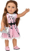 Gift Boutique 18 Inch Poseable Girl Doll with Fine Hair, Clothes, Shoes, Purse, Accessories, Princess Doll for Kids
