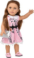 Gift Boutique 18 Inch Poseable Girl Doll with Fine Hair, Clothes, Shoes, Purse, Accessories, Princess Doll for Kids