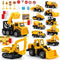 TOY Life 35 PCS Construction Toys, Toy Trucks for Kids Ages 4-8,