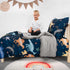 Set, Set Set, Toddler Bedding Plush Minky Fabric Crib Bedding for Girls, Breathable and Soft Baby Crib Bedding Includes