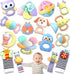 AZEN 16 Pack Baby Rattles Teething Toys 3-6 Months, Baby Toys 0-6