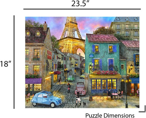 Springbok Puzzle to Remember - Alzheimer & Dementia Activity - 36 Piece Jigsaw Puzzle Eiffel Magic