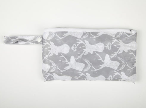 Baby Diaper Changing Mat Pad, Portable Foldable Washable Compact Travel Nappy Waterproof Play Mat (Grey Deer)