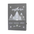 NoJo Lighted Wall Decor - Inspirational 'Explore, Dream, Discover, Wander' Design in Grey and Charcoal