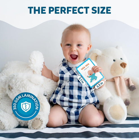Speech Therapy Flash Cards for Toddlers 1-4, Learning Toys for Speech Development and Phonics