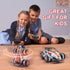 RC Cars - 2.4 GHz Fast Stunt RC Car, 4WD 360° Rotating Trucks with Lights & Music, Off Road Toy for Kids
