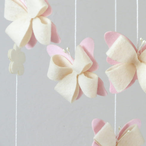Charming Butterfly Crib Mobile - Perfect Nursery Decor for Girls