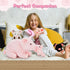 5Pcs 16 Inch Mommy 4 Pig Stuffed Animal, Pig Plush with Soft Cuddly Baby Piggy Plushies in Mother Pig's Belly, Kawaii