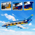 510 Set, 6 IN1 6-12+ WINGIFT Pcs City Passenger Airplane Building Plane Building Blocks Toys, STEM Aircraft Bricks