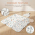 Set 0-3 Receiving Blankets for Baby Girls Swaddle Blanket with Headband for Month Cotton Knitted Newborn Swaddle Wrap