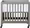 Halo Mini Crib Breathable Mesh Liner for Mini Crib, Classic 3mm Mesh,