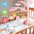 Playix Baby Crib Mobile with Music and Lights, Nursery Baby Mobile for Crib Bassinet with Remote Control, Rotation