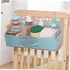 Toddmomy Hanging Diaper Organizer for Nursery Multi Functional Changing Table Storage Bag Holds Diapers Wipes