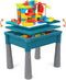Double-Sided Kids Activity Table with Storage - 105pcs Marble Run Building Blocks, 5-in-1 Play Table