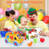 2 2-3, 2 3 4 Toy Cars for Year Old Boy Toys, Baby Boy Gifts, Musical Learning Crawling Toys for Toddlers Educational