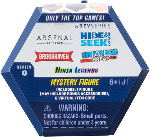 Mystery Figures 6 Pack - Six 2.75-Inch Action Figures with Unique Accessories, Mix and Match, Exclusive Code