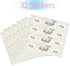 Maicaiffe 32 We Can Bexrly Wait Water Bottle Stickers, Baby Shower Water Bottle Label, Kids Birthday Party Decorations