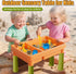 2.6lbs 6 Lehoo Castle Sensory Table with Sensory Sand, Indoor Sensory Bin with Lid & Play Sand, Construction Kit