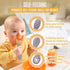 4pc Silicone Self Feeding Baby Utensils Set, 3 Baby Spoons and 1 Fork, BPA Free, Dishwasher Safe, Light Pink/Army Green