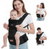Baby Carrier with Hip Seat, 6-in-1 Baby Carrier Newborn to Toddler, Forward-Facing