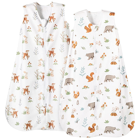 PHF Warm Micro-Fleece Baby Sleep Sack 12-18 Months, Soft Baby Wearable Blanket,