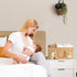 PeraBella Baby Diaper Caddy Organizer - Portable Storage Basket for Diapers, Wipes, Nursery, Car, Baby Shower Gift