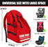 Backpack Car Seat Travel Bag for Airplane, Large Car Seat Bags for Air Travel with Comfort Padded Straps, Carseat