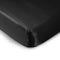 Pro Goleem Satin Soft Crib Sheet, Silky Baby Sheet for Sensitive Hair, Black 52’’x28’’x8’’, Unisex Fitted Sheet