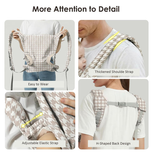 (7-30lbs)-Military MISSWISDOM Baby Carrier for Dad Stylish Infant Holder Carriers Newborn to Toddler, Men Baby Carrier