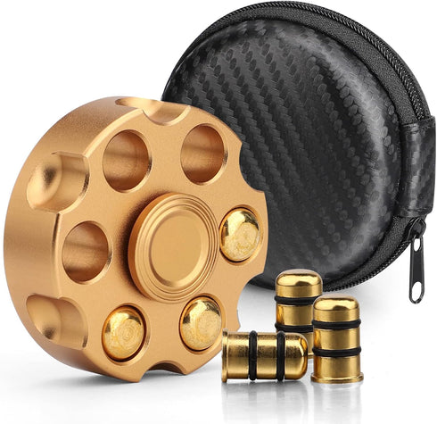 Metal Fidget Spinner Toy, Cool Alloy Hand Finger Spinner Cube Toy, Stress