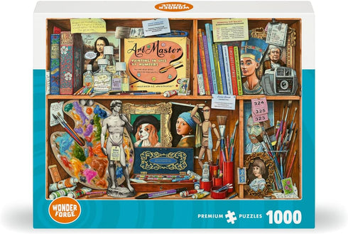 1000 Wonder Forge The Artist's Cabinet Piece Jigsaw Puzzle for Adults | Unique, Perfectly-Fitting Pieces | Fun, Vibrant