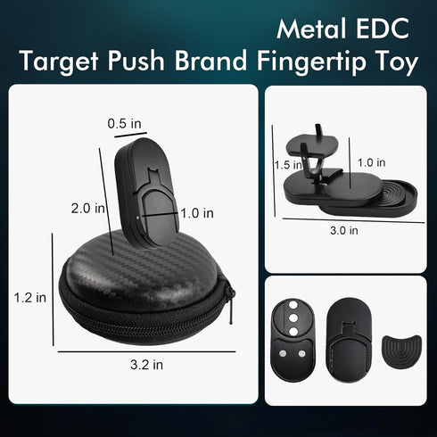 Fidget Adults Toy for ADHDMagnetic Metal Fidget Toy for DeskCool EDC Magnets Slider Stress Relief Toy for OfficeAnxiety