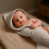 VitalCozy 8 (32 32 Inch,Neutral Pcs Baby Muslin Hooded Bath Towels and Washcloths Muslin Cotton Hooded Baby Towels