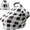 Nursing Cover Breastfeeding Scarf - Baby Car Seat Covers, Infant Stroller Cover, Stretchy Canopy for Boys and Girls