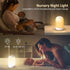 Dimmable Bedside Touch Night Light, Baby Nursery Nightlight for Kids Adults, Egg Light with Timer, Small Cordless Table