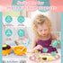 Set 3 4 5 Wooden Tea for Little Girls Play Food Pretend Play Kitchen Accessories for Years Old Girls and Boys Toddler