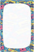 Pigsaly 80s 90s 27x39 Inch Crib Sheets Colorful Tape Baby Sheet for Standard Crib Mattress Boys Girls Toddler Bed