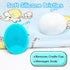 Set 5 Cradle Cap Brush for Babies, of Baby Bath Essentials with Bath Sponge Silicone Scrubber Long Handle Comb