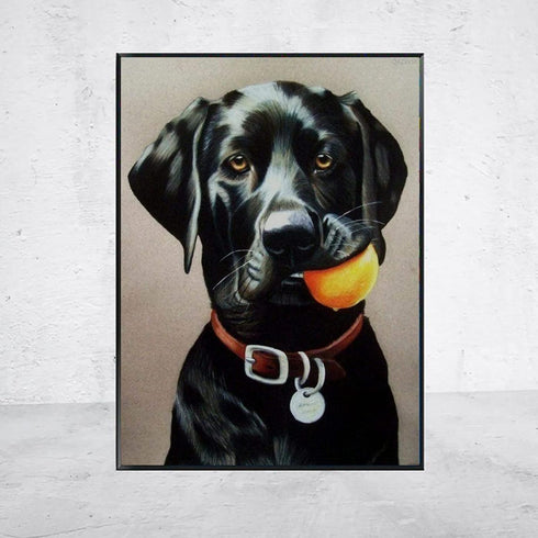 1000 Pieces Jigsaw Puzzles for Adults Black Dog Labrador Wooden Puzzle for Youth Children, Animal Puzzles DIY Home Decor Wall Art Family Game Decompress Toys Best Gift for Dog Lovers