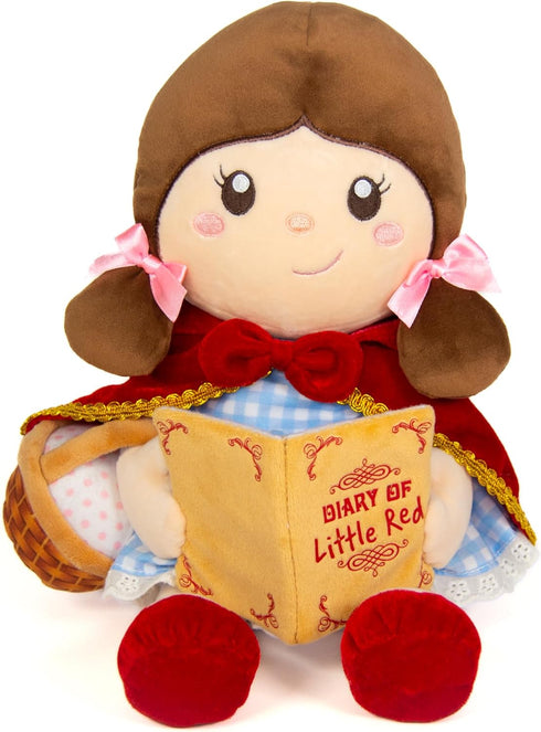 Cuddle Barn Lil Red Storyteller Red Riding Hood Animated Plush Storytelling Toy, 10 inches
