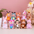 Vueos 10PCS 4inch Set 10 Sets Mini Reborn Baby Dolls with Outfits - Realistic Open Eye Design Child-Safe Role Play Toys